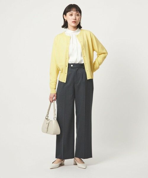 green label relaxing / グリーンレーベル リラクシング カーディガン・ボレロ | ウール クルーネック カーディガン ウォッシャブル | 詳細24