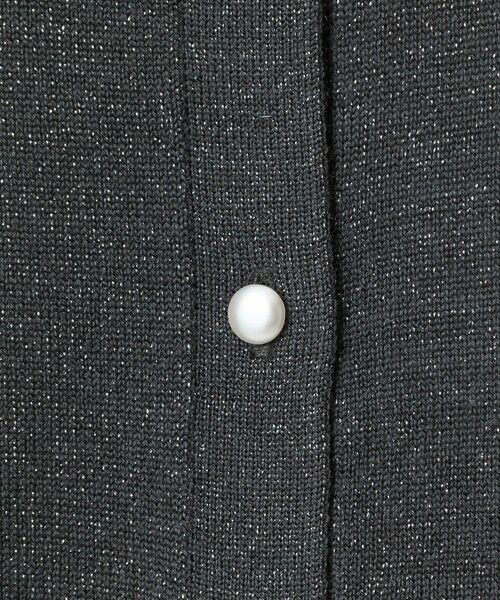 green label relaxing / グリーンレーベル リラクシング カーディガン・ボレロ | ラメ クルーネック ニット カーディガン ウォッシャブル | 詳細12