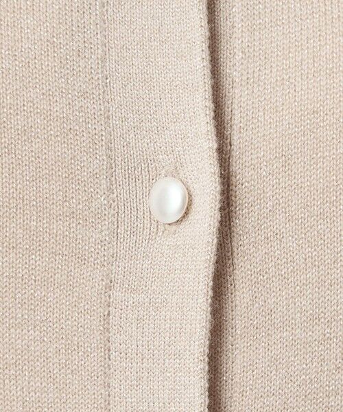 green label relaxing / グリーンレーベル リラクシング カーディガン・ボレロ | ラメ クルーネック ニット カーディガン ウォッシャブル | 詳細21