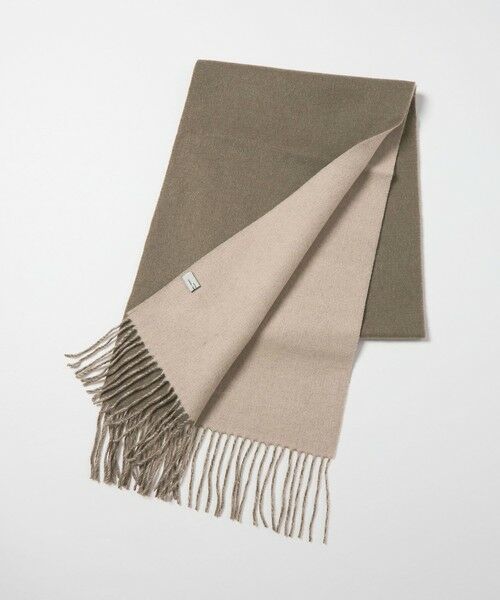 green label relaxing / グリーンレーベル リラクシング マフラー・ショール・スヌード・ストール | カシミヤ リバーシブル マフラー | 詳細7