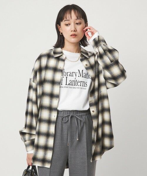 green label relaxing / グリーンレーベル リラクシング シャツ・ブラウス | コットン ネル チェック シャツ | 詳細1