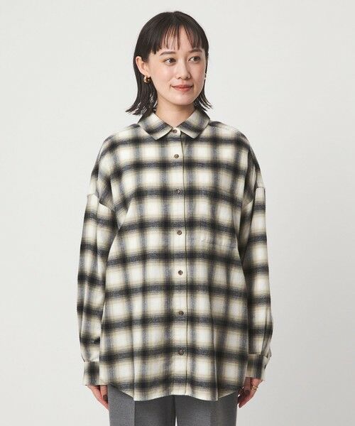 green label relaxing / グリーンレーベル リラクシング シャツ・ブラウス | コットン ネル チェック シャツ | 詳細4