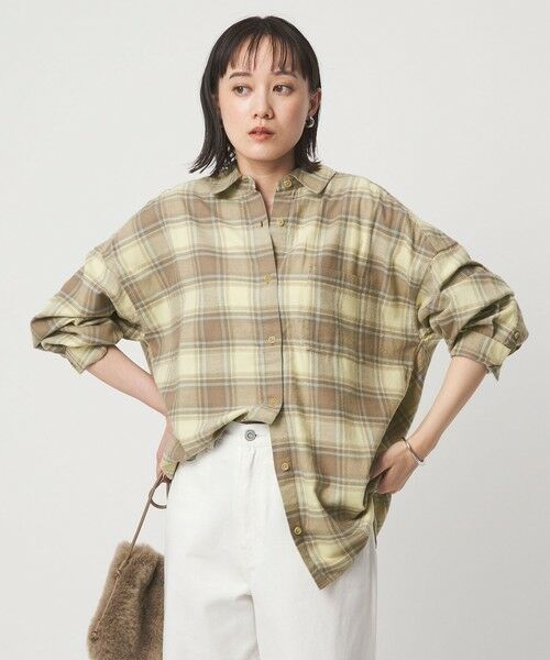 green label relaxing / グリーンレーベル リラクシング シャツ・ブラウス | コットン ネル チェック シャツ | 詳細23