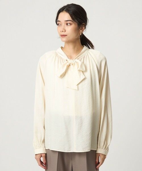 green label relaxing / グリーンレーベル リラクシング シャツ・ブラウス | 2WAY ボウタイ ブラウス | 詳細8