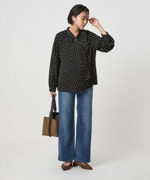 green label relaxing / グリーンレーベル リラクシング シャツ・ブラウス | 2WAY ドット ボウタイ ブラウス | 詳細1