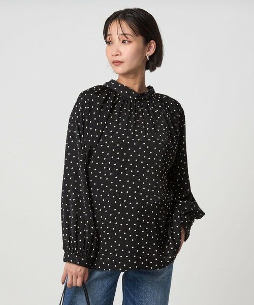 green label relaxing / グリーンレーベル リラクシング シャツ・ブラウス | 2WAY ドット ボウタイ ブラウス | 詳細2