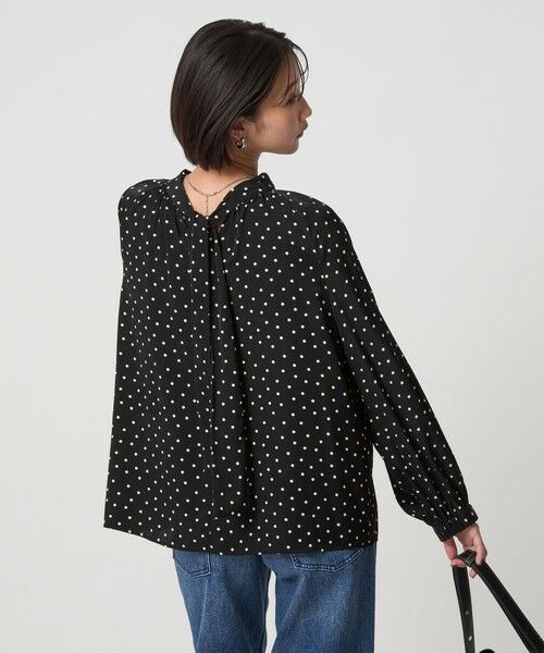green label relaxing / グリーンレーベル リラクシング シャツ・ブラウス | 2WAY ドット ボウタイ ブラウス | 詳細3