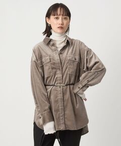 green label relaxing / グリーンレーベル リラクシング シャツ・ブラウス | コーデュロイ ダブルポケット シャツ