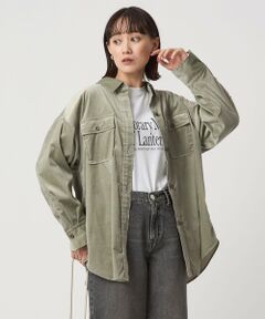 green label relaxing / グリーンレーベル リラクシング シャツ・ブラウス | コーデュロイ ダブルポケット シャツ