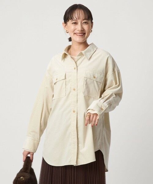 green label relaxing / グリーンレーベル リラクシング シャツ・ブラウス | コーデュロイ ダブルポケット シャツ | 詳細1
