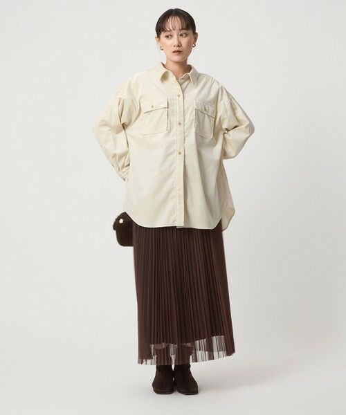 green label relaxing / グリーンレーベル リラクシング シャツ・ブラウス | コーデュロイ ダブルポケット シャツ | 詳細3
