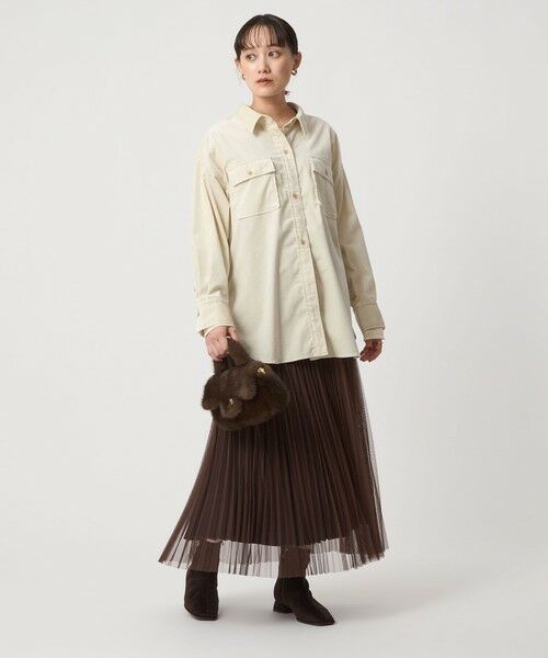 green label relaxing / グリーンレーベル リラクシング シャツ・ブラウス | コーデュロイ ダブルポケット シャツ | 詳細4