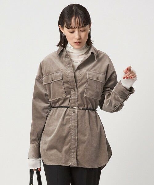 green label relaxing / グリーンレーベル リラクシング シャツ・ブラウス | コーデュロイ ダブルポケット シャツ | 詳細6