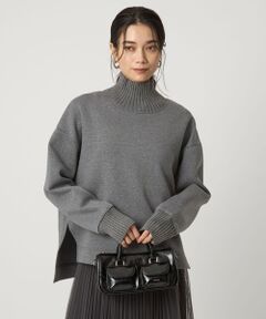 green label relaxing / グリーンレーベル リラクシング カットソー | ダンボール リブ タートル プルオーバー