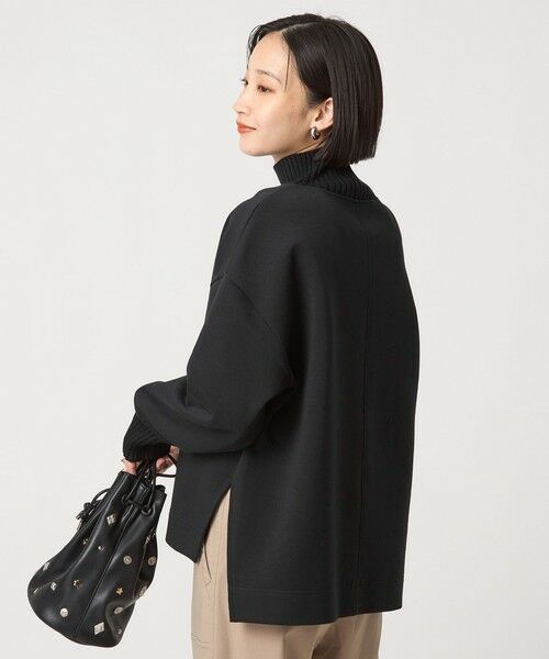 green label relaxing / グリーンレーベル リラクシング カットソー | ダンボール リブ タートル プルオーバー | 詳細1