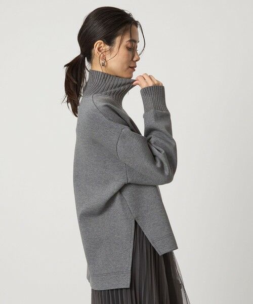 green label relaxing / グリーンレーベル リラクシング カットソー | ダンボール リブ タートル プルオーバー | 詳細5