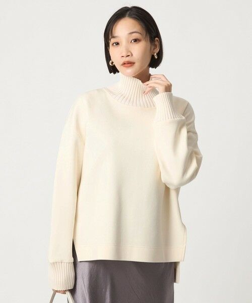 green label relaxing / グリーンレーベル リラクシング カットソー | ダンボール リブ タートル プルオーバー | 詳細10