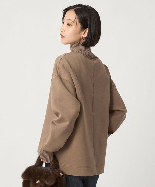 green label relaxing / グリーンレーベル リラクシング カットソー | ダンボール リブ タートル プルオーバー | 詳細15