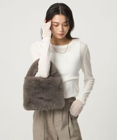 green label relaxing / グリーンレーベル リラクシング カットソー | チュール ドッキング シアー プルオーバー