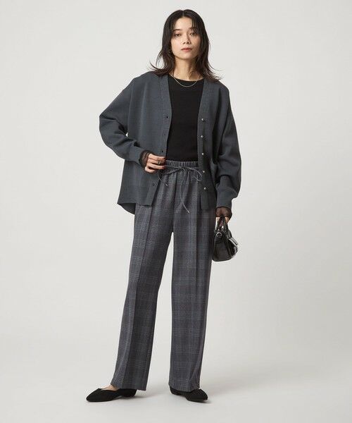 green label relaxing / グリーンレーベル リラクシング カットソー | チュール ドッキング シアー プルオーバー | 詳細9