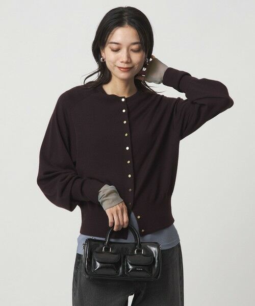 green label relaxing / グリーンレーベル リラクシング カットソー | チュール ドッキング シアー プルオーバー | 詳細26