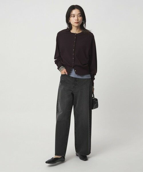 green label relaxing / グリーンレーベル リラクシング カットソー | チュール ドッキング シアー プルオーバー | 詳細28