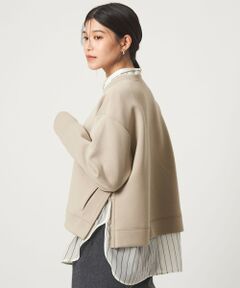 green label relaxing / グリーンレーベル リラクシング カットソー | 【WEB限定】＜at ease＞ダンボール スリット プルオーバー カットソー