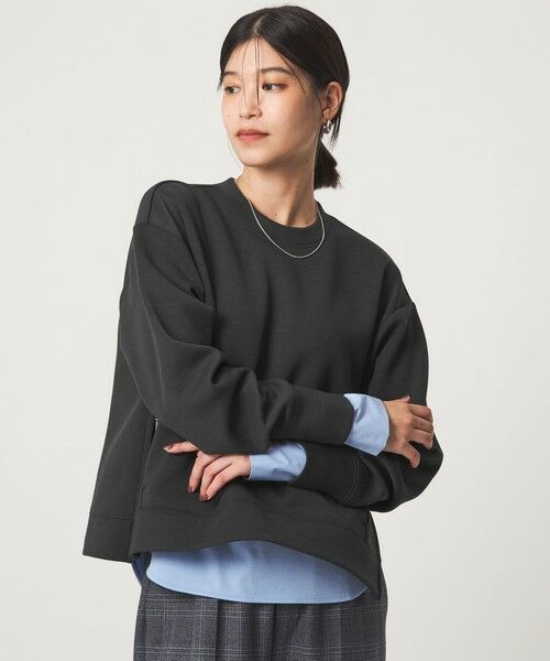 green label relaxing / グリーンレーベル リラクシング カットソー | 【WEB限定】＜at ease＞ダンボール スリット プルオーバー カットソー | 詳細7