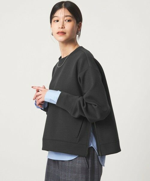 green label relaxing / グリーンレーベル リラクシング カットソー | 【WEB限定】＜at ease＞ダンボール スリット プルオーバー カットソー | 詳細8