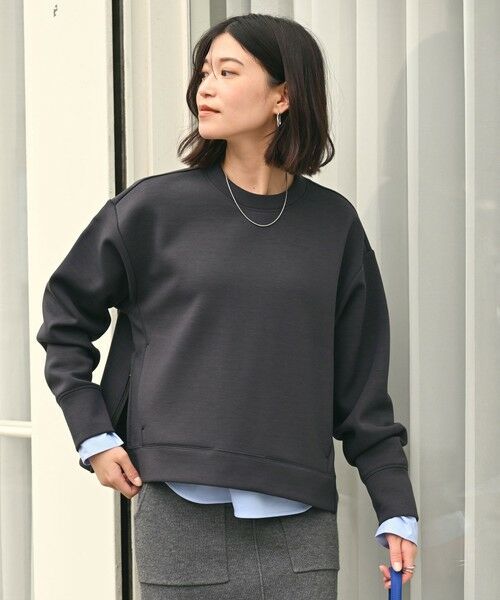 green label relaxing / グリーンレーベル リラクシング カットソー | 【WEB限定】＜at ease＞ダンボール スリット プルオーバー カットソー | 詳細2