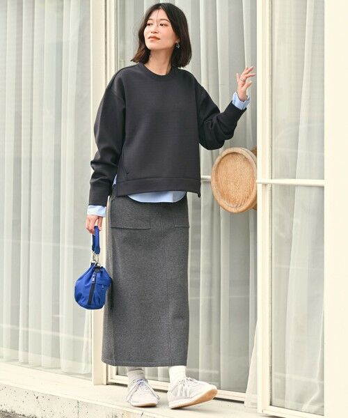 green label relaxing / グリーンレーベル リラクシング カットソー | 【WEB限定】＜at ease＞ダンボール スリット プルオーバー カットソー | 詳細4