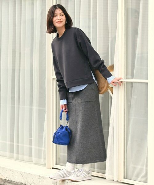 green label relaxing / グリーンレーベル リラクシング カットソー | 【WEB限定】＜at ease＞ダンボール スリット プルオーバー カットソー | 詳細5