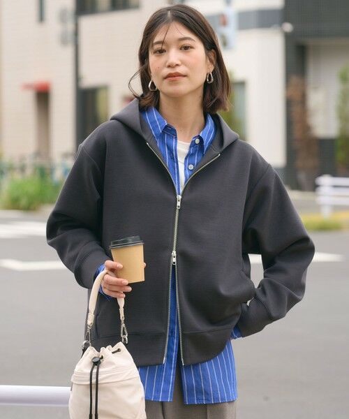 green label relaxing / グリーンレーベル リラクシング パーカー | 【WEB限定】＜at ease＞ダンボール ジップ フーディ— | 詳細2