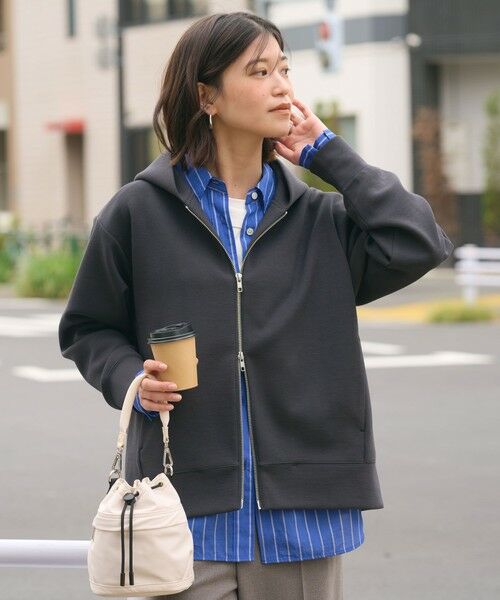 green label relaxing / グリーンレーベル リラクシング パーカー | 【WEB限定】＜at ease＞ダンボール ジップ フーディ— | 詳細3