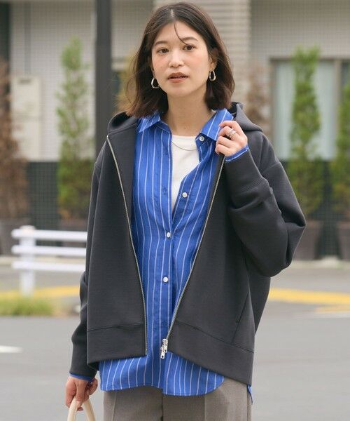 green label relaxing / グリーンレーベル リラクシング パーカー | 【WEB限定】＜at ease＞ダンボール ジップ フーディ— | 詳細4