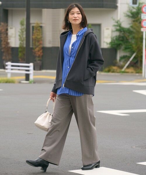 green label relaxing / グリーンレーベル リラクシング パーカー | 【WEB限定】＜at ease＞ダンボール ジップ フーディ— | 詳細5