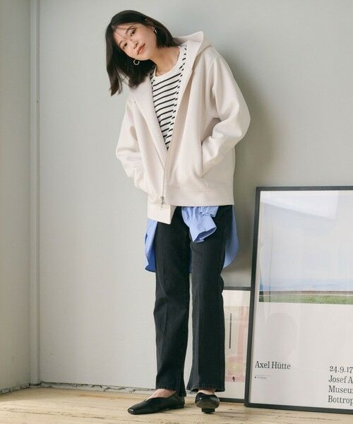 green label relaxing / グリーンレーベル リラクシング パーカー | 【WEB限定】＜at ease＞ダンボール ジップ フーディ— | 詳細16