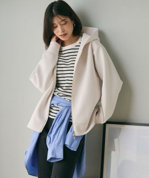 green label relaxing / グリーンレーベル リラクシング パーカー | 【WEB限定】＜at ease＞ダンボール ジップ フーディ— | 詳細12