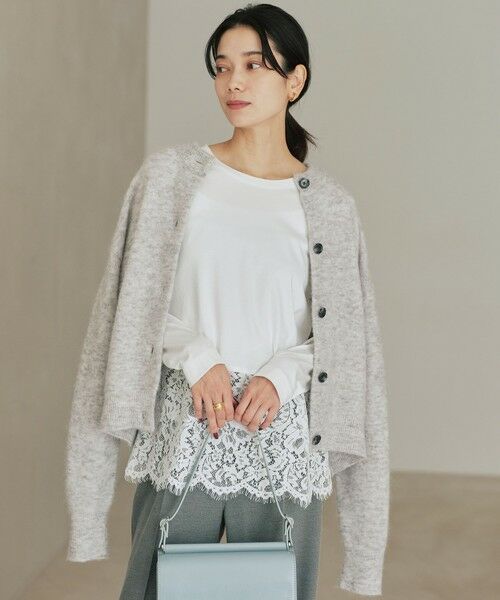 green label relaxing / グリーンレーベル リラクシング カットソー | スソ レース プルオーバー | 詳細1