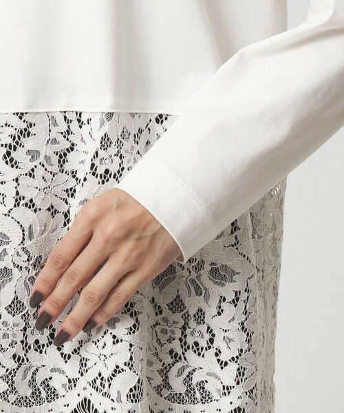 green label relaxing / グリーンレーベル リラクシング カットソー | スソ レース プルオーバー | 詳細15