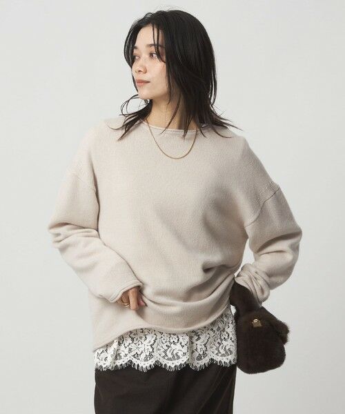 green label relaxing / グリーンレーベル リラクシング カットソー | スソ レース プルオーバー | 詳細7