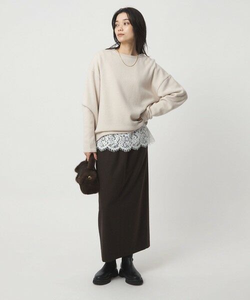 green label relaxing / グリーンレーベル リラクシング カットソー | スソ レース プルオーバー | 詳細8