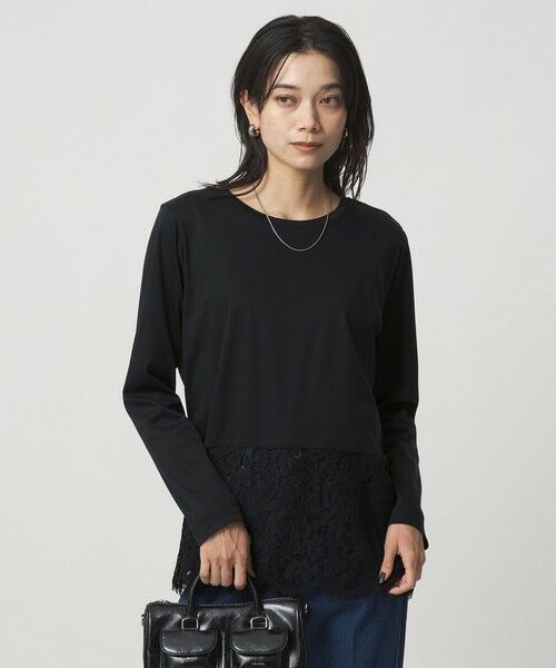 green label relaxing / グリーンレーベル リラクシング カットソー | スソ レース プルオーバー | 詳細19