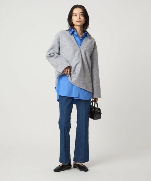 green label relaxing / グリーンレーベル リラクシング カットソー | シャギー Vネック プルオーバー | 詳細3