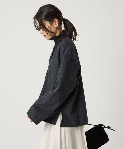 green label relaxing / グリーンレーベル リラクシング カットソー | シャギー Vネック プルオーバー | 詳細7