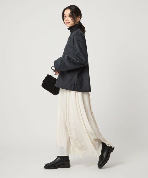 green label relaxing / グリーンレーベル リラクシング カットソー | シャギー Vネック プルオーバー | 詳細8