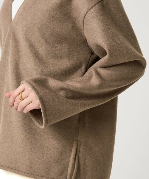 green label relaxing / グリーンレーベル リラクシング カットソー | シャギー Vネック プルオーバー | 詳細18