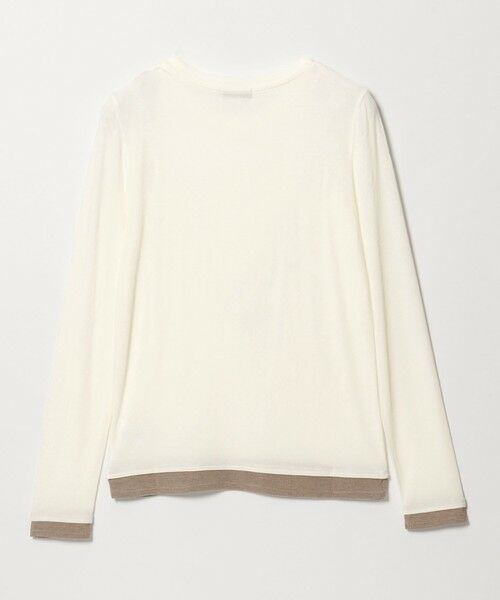 green label relaxing / グリーンレーベル リラクシング カットソー | ベアテン フェイクレイヤード クルーネック プルオーバー | 詳細5