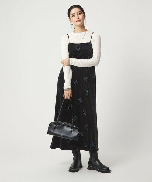 green label relaxing / グリーンレーベル リラクシング カットソー | ベアテン フェイクレイヤード クルーネック プルオーバー | 詳細2