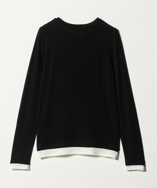 green label relaxing / グリーンレーベル リラクシング カットソー | ベアテン フェイクレイヤード クルーネック プルオーバー | 詳細8